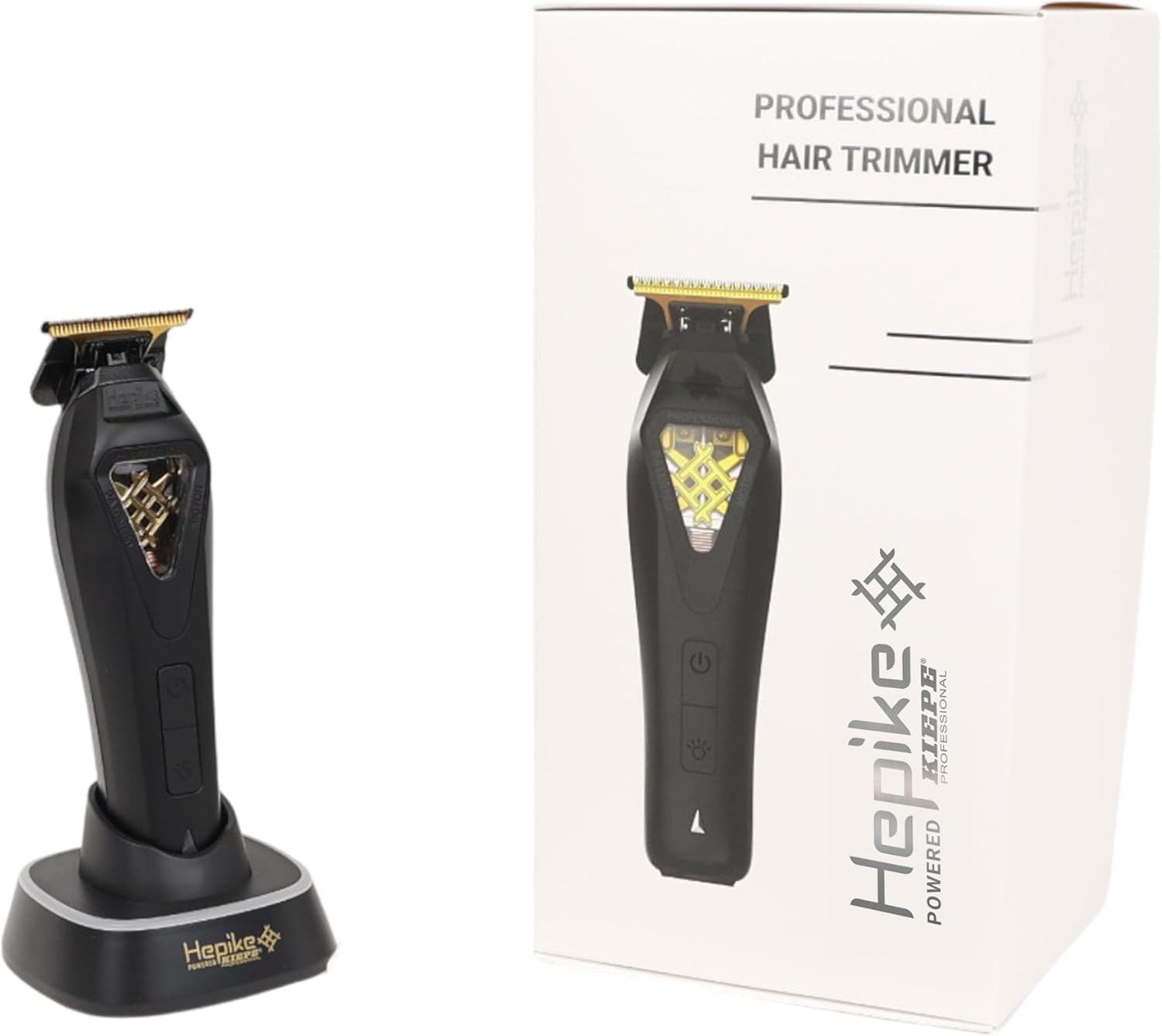 Kiepe Hepike Cordless Hair Trimmer 6361, Long-Life Lithium Battery, Powered Trimmers for Men Haircut, Men's Grooming Kit for Beard & Face, Ideal for Hairdressers, Barbers, Stylists, Professional Use