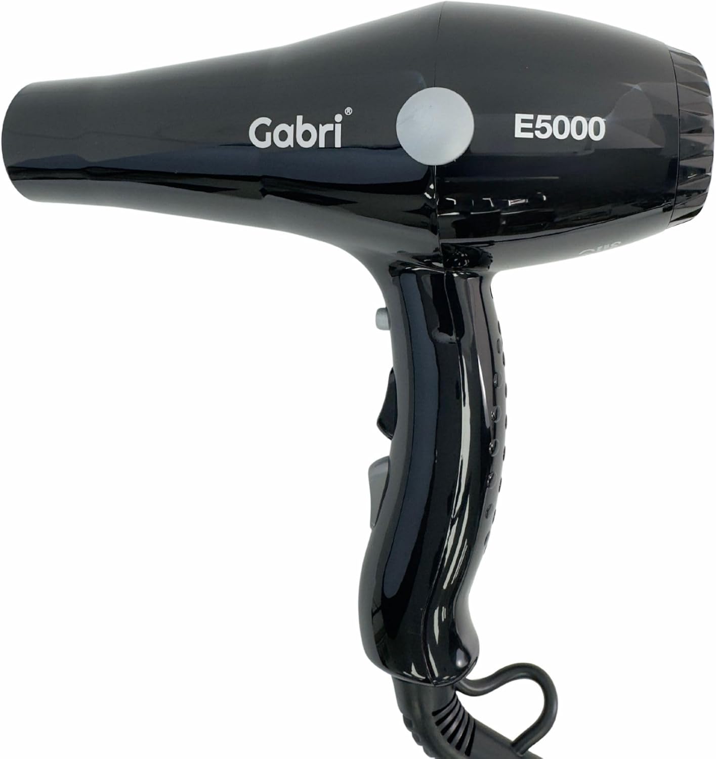 Gabri Professional Ionic Hair Dryer E5000, 2400W Power Smooth, Black, Lightweight
