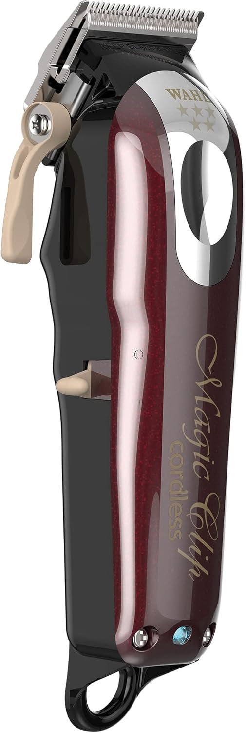 Wahl 5 Star Cordless Magic Clip, Professional Hair Clippers, Pro Haircutting Kit, Clippers for Blunt Cuts, Adjustable Taper Lever, Crunch Blade, Cordless, Lightweight, Barbers Supplies