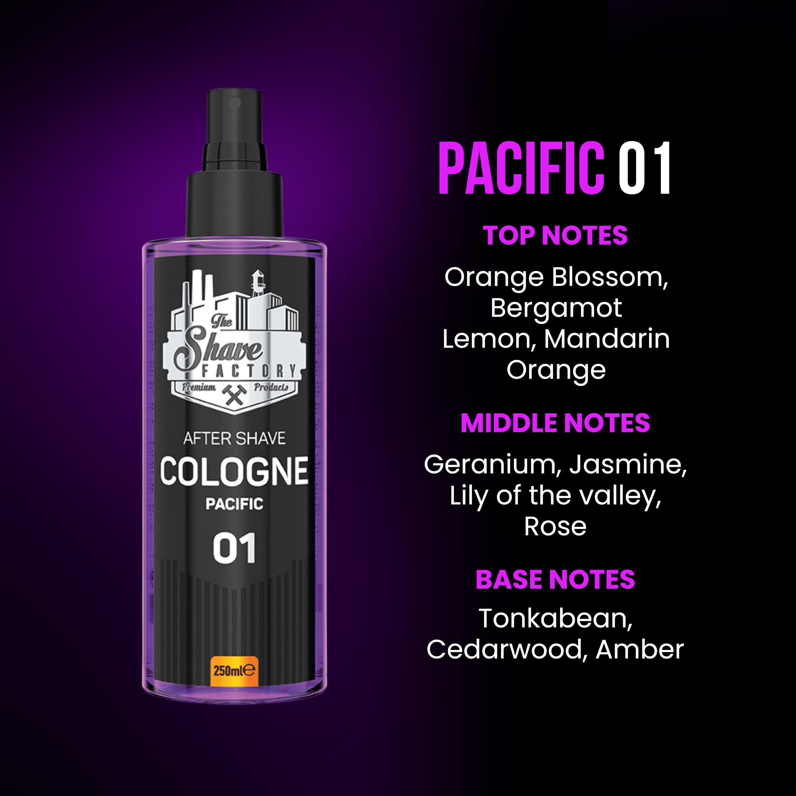 The Shave Factory After Shave Cologne Series 250 ML