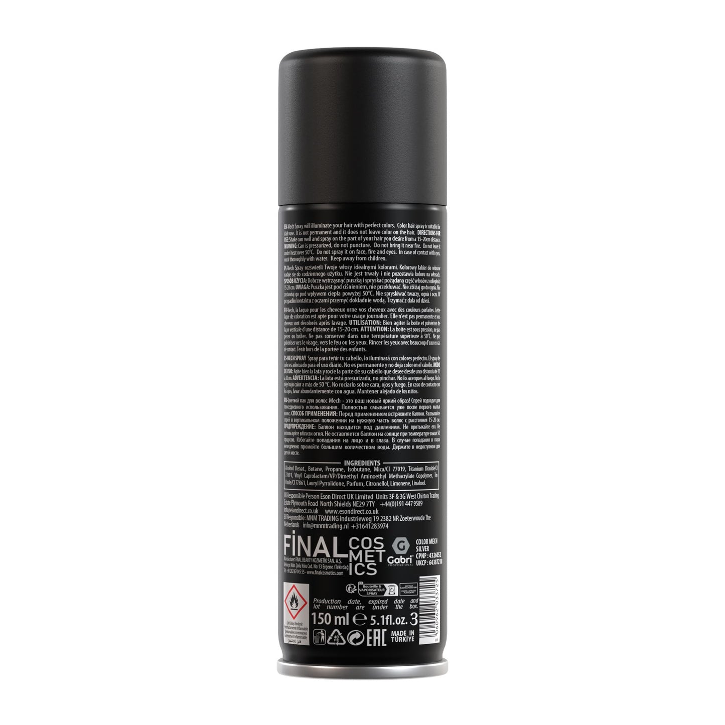 Gabri Hair Colour Spray 150ml - Gabri - Professional Barber Supplies UK | BarberWorld