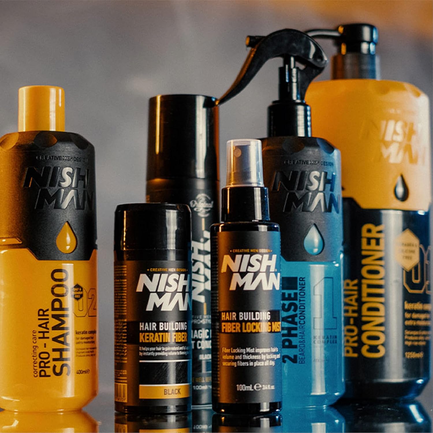 NISHMAN Beard & Moustache Care Oil 75ml -Nish Man- Natural Oil for Hydration, Care, and Style of Beard and Moustache - For a Soft, Healthy, and Shiny Beard