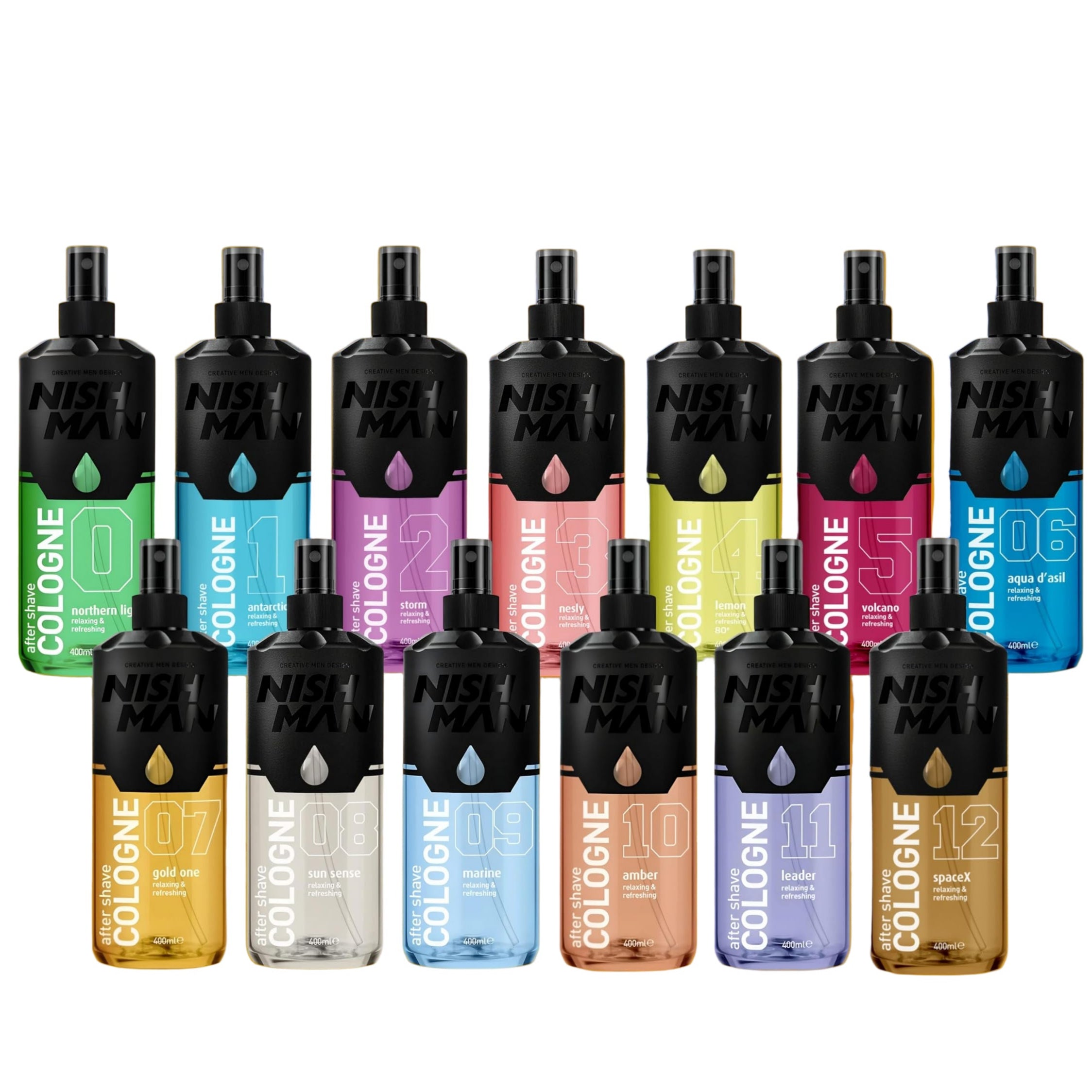 NISHMAN Aftershave Cologne Series