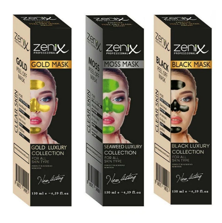 Zenix Professional Peel Of Mask Gold&Black