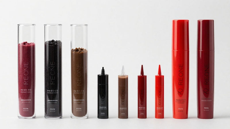 RedOne hair gel products in various containers.