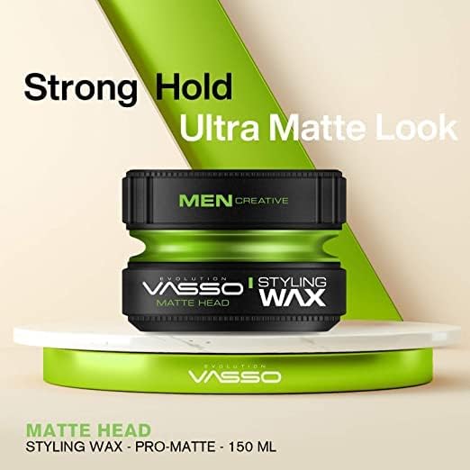 Vasso Hair Wax Ultra Hold Hair Styling Wax Matte Finish 150 ML