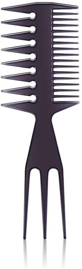 Mens Styling Comb, Hairbrush Professional Shaping & Wet Pick Barber Brush Brush Curl Long Tools, For Shower Hair Static