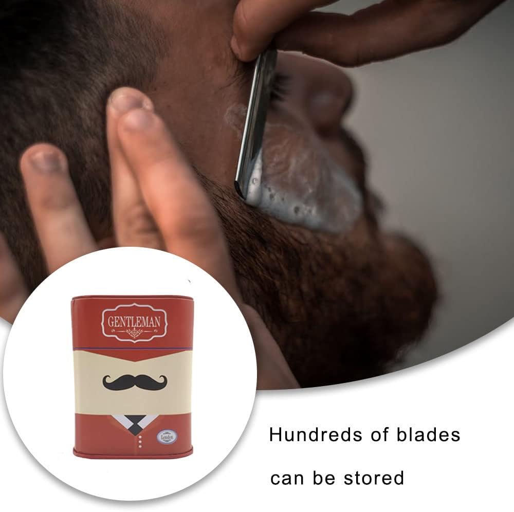 Razor Blade Bank Disposal Case with Red Beard Pattern – Detachable