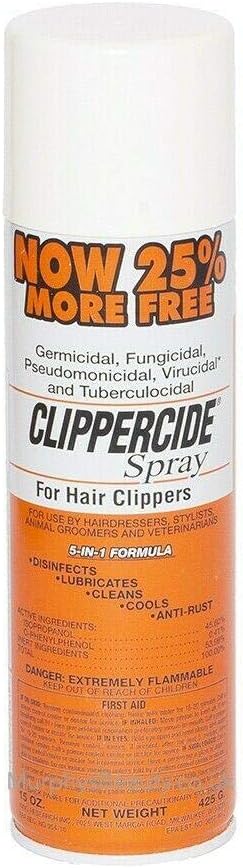 Clippercide Spray for Hair Clippers 5-in-1 Formula