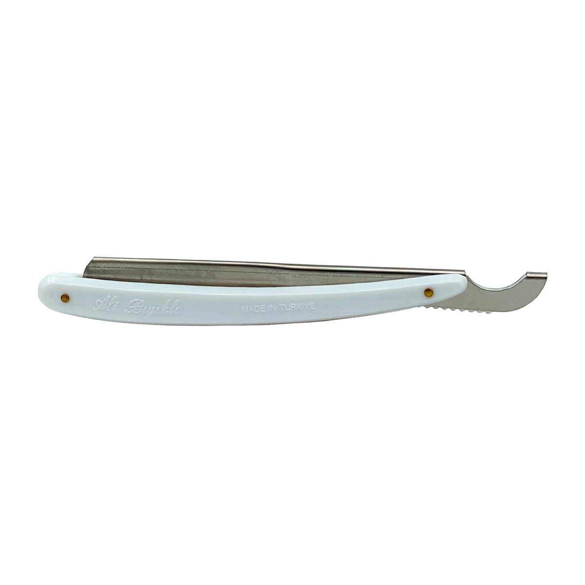 Turksih Razor Ali Biyikli Turkish Barber Style Cut Throat Straight Razor, 22cm, Dark ...