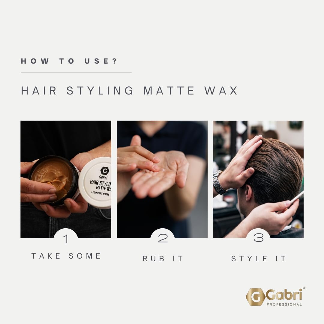Gabri Hair Styling Wax Series 150ml - Gabri - Professional Barber Supplies UK | BarberWorld