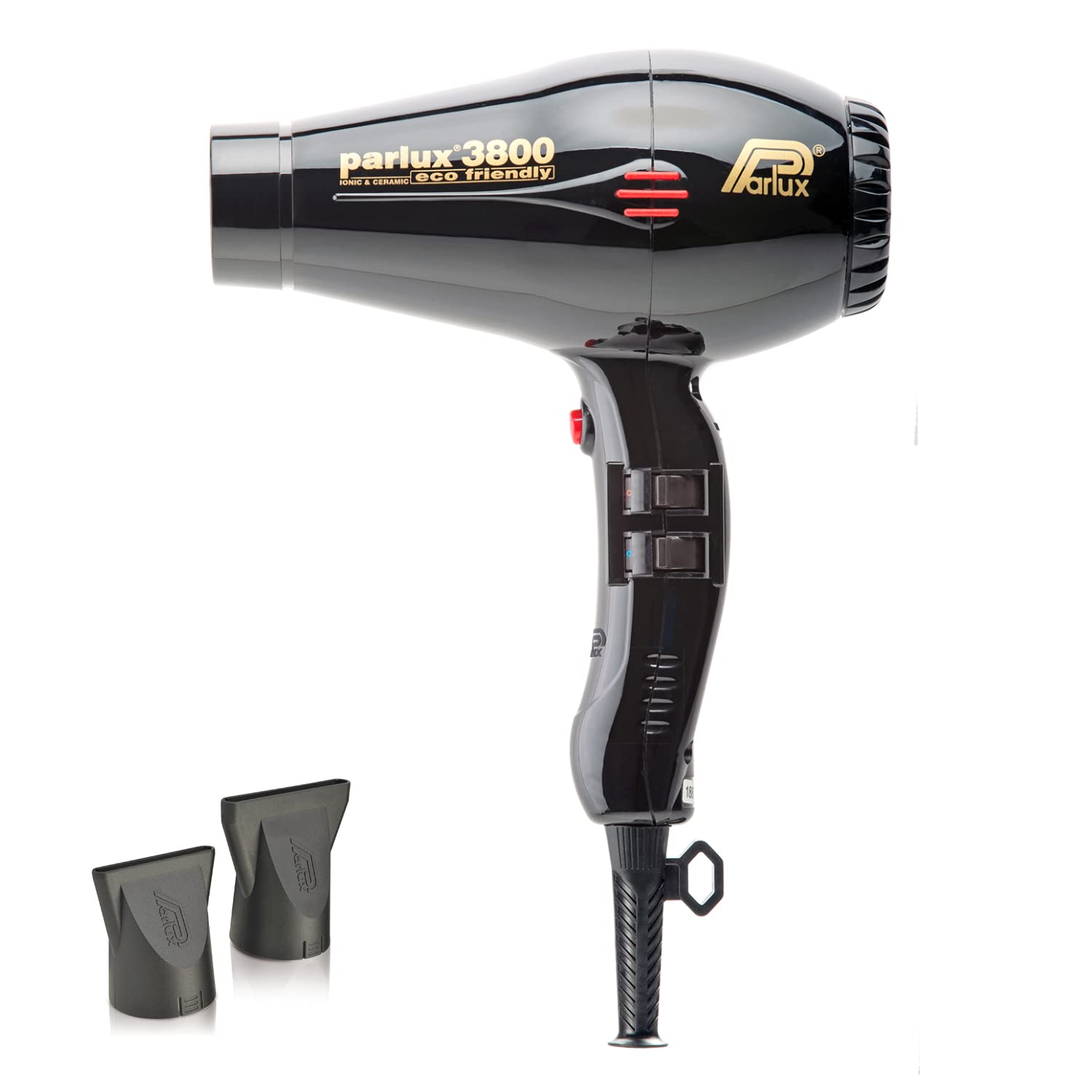 Parlux 3800 Ecofriendly Hair Dryer Ionic Ceramic Black - Parlux - Professional Barber Supplies UK | BarberWorld