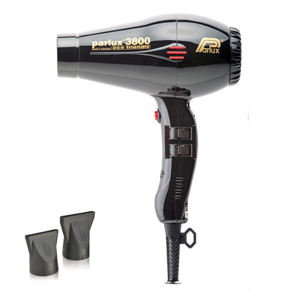 Parlux 3800 Ecofriendly Hair Dryer Ionic Ceramic Black - Parlux - Professional Barber Supplies UK | BarberWorld