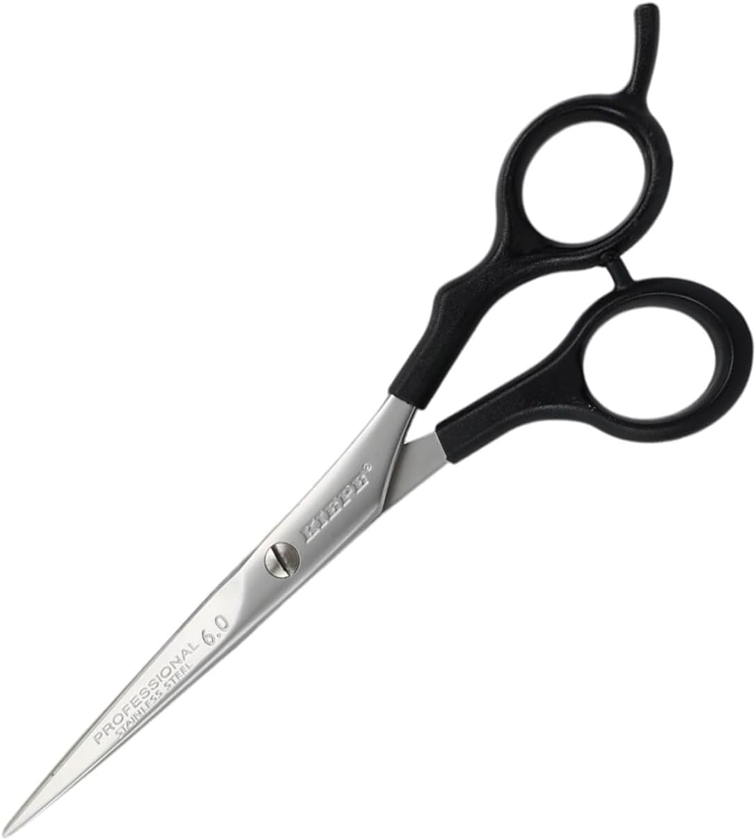 Kiepe Professional Hair Scissors 6 Inch, 2115 Sonic Ergo Anatomic Hairdressing Scissors for Hairdressers & Barbers, Straight Handle, Premium Stainless Steel Hair Cutting Shears for Salon Use