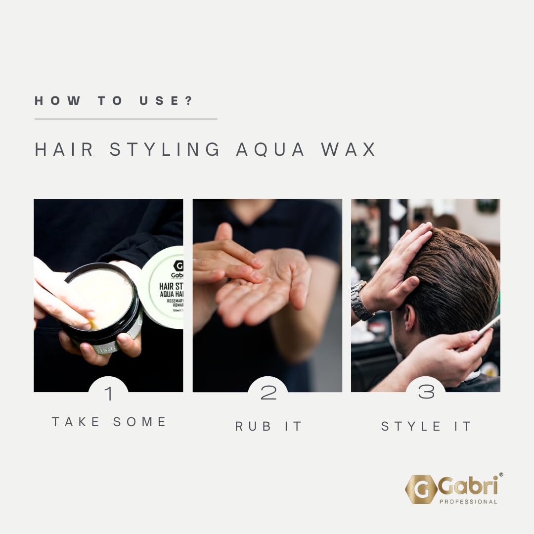 Gabri Hair Styling Wax Series 150ml - Gabri - Professional Barber Supplies UK | BarberWorld