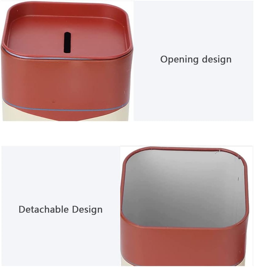 Razor Blade Bank Disposal Case with Red Beard Pattern – Detachable