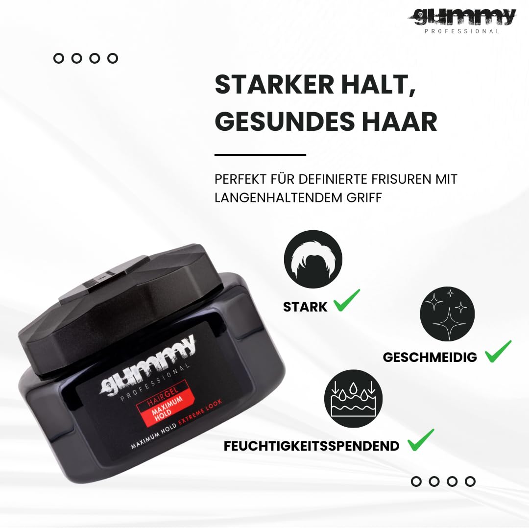 Gummy Hair Gel Maximum Hold 220ml