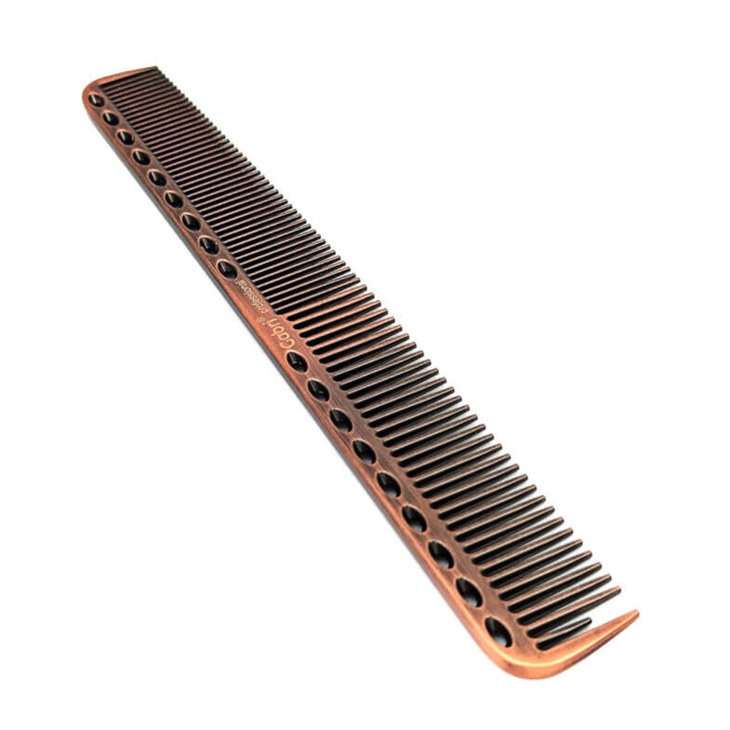 Gabri Gold Metal Flat Top Comb 21cm Anti-Static Heat Resistant