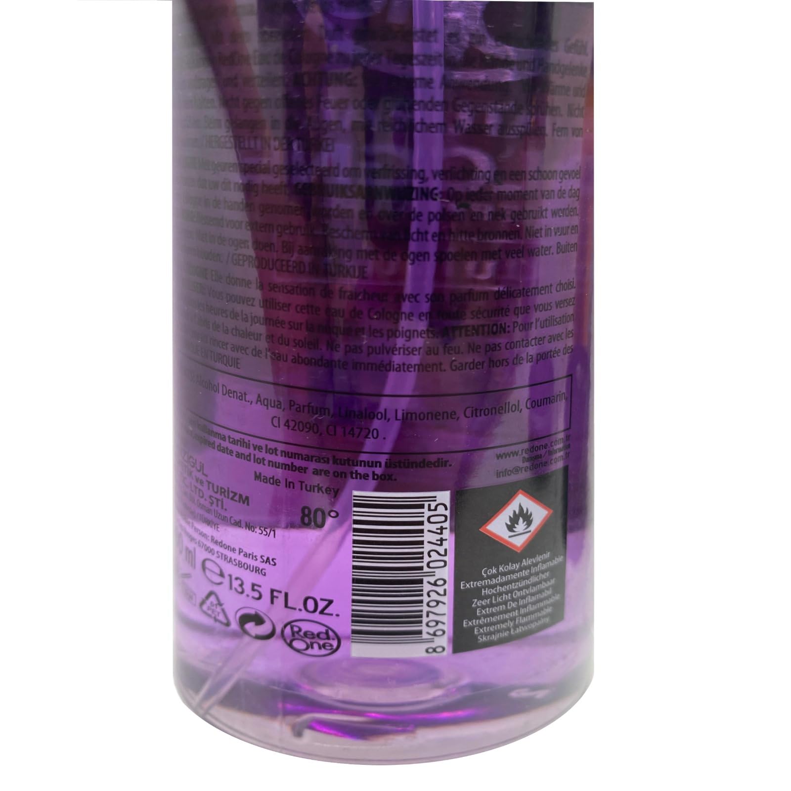 Redone Aftershave Natural Barber Spray Cologne 400 ml