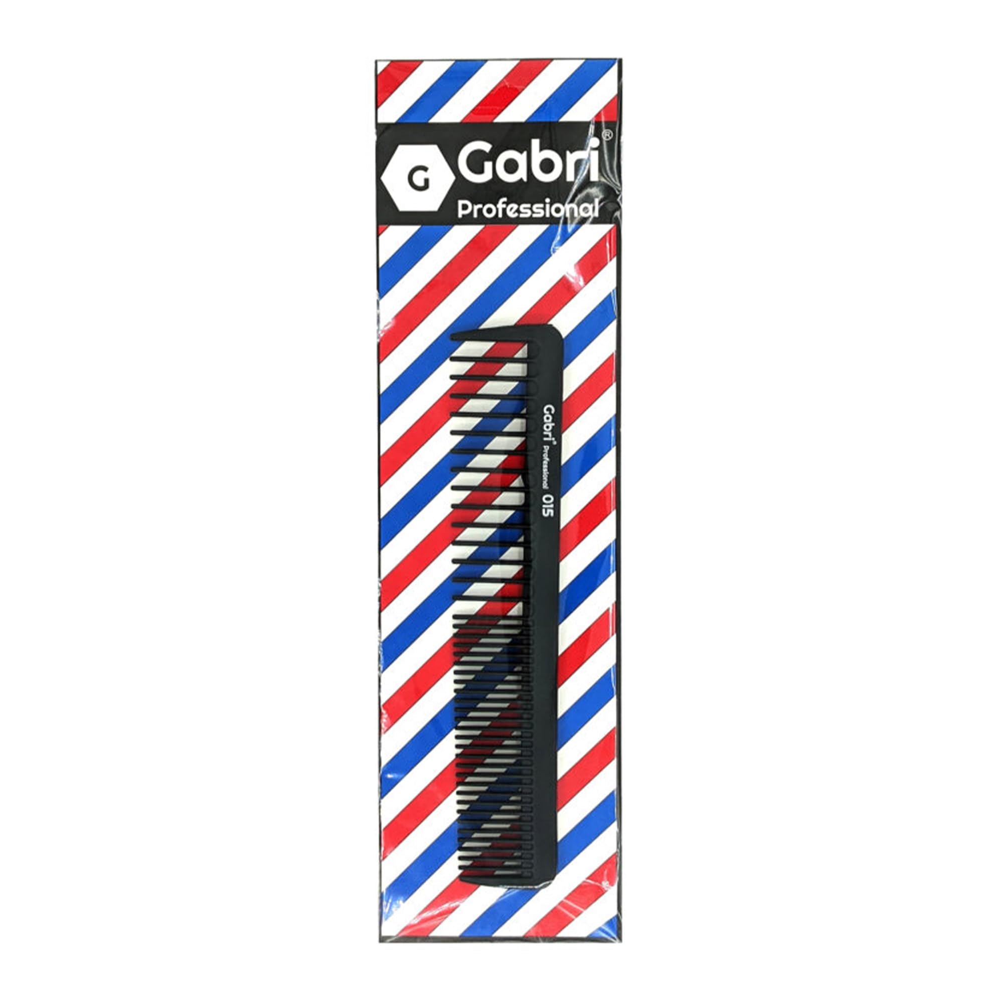 Gabri Flat Hair Comb Top Comb Barber Styling Hair Cutting Durable Detangler - Professional Hairdressing Tools, Anti Static Heat Resistant, Strong & Durable (Gold Metal 21 cm, Metal)