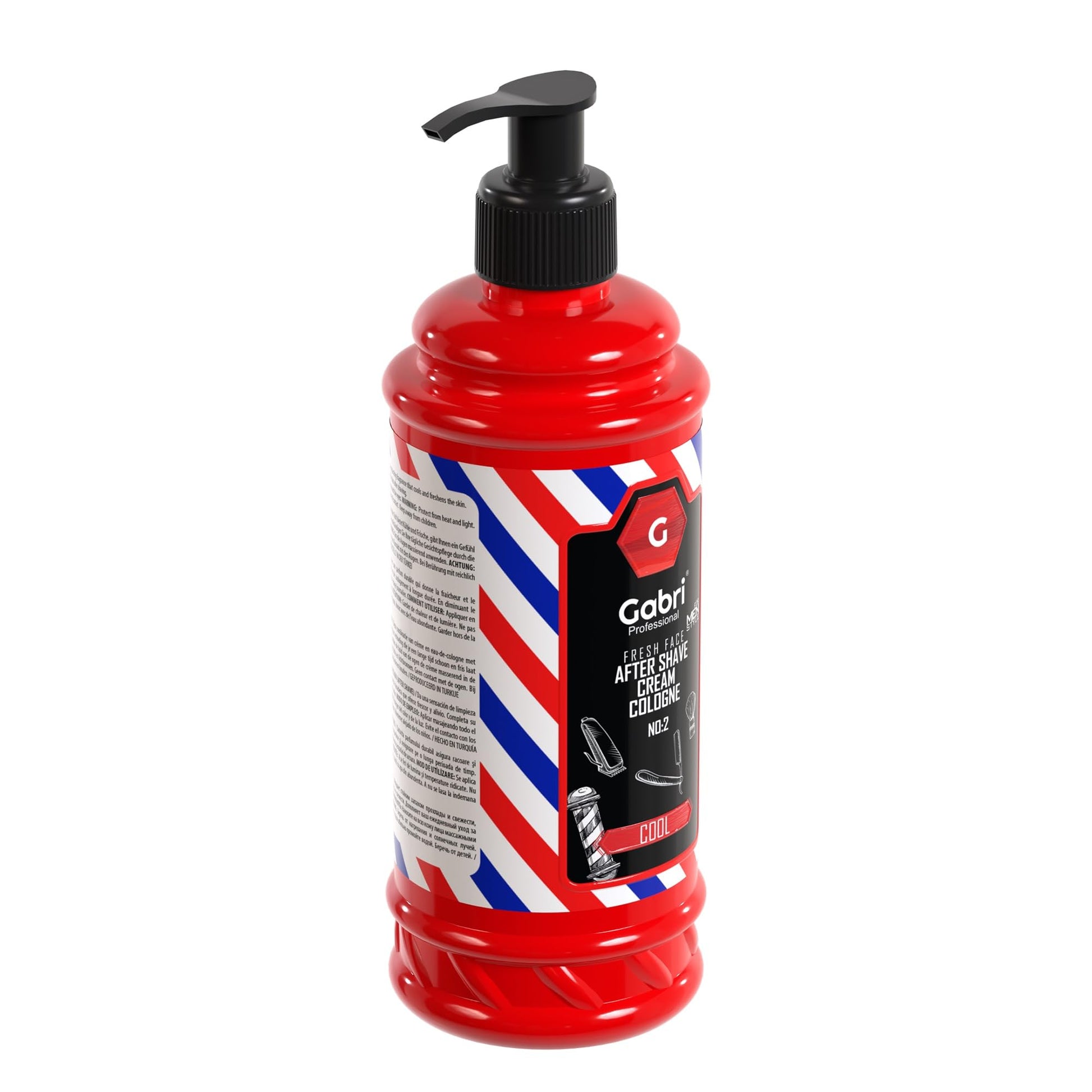 Gabri Aftershave Cream & Cologne 2-in-1 400ml - Gabri - Professional Barber Supplies UK | BarberWorld