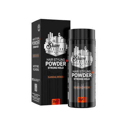 The Shave Factory Ultra Hold Hair Styling Powder Arctic 20g
