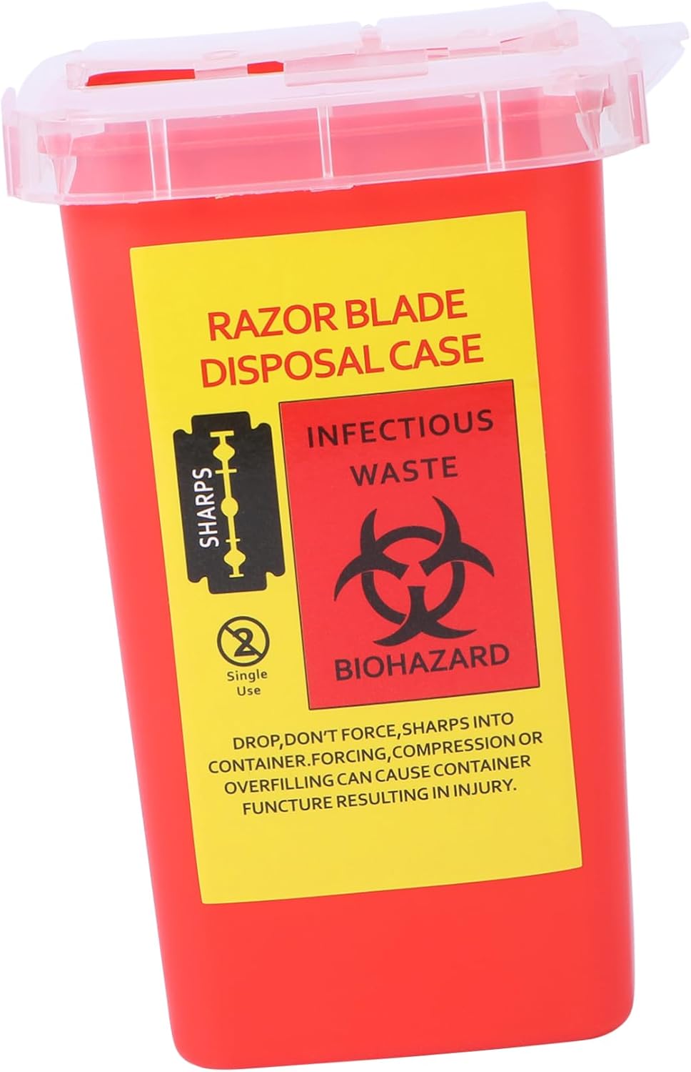 1 Piece Used Razor Blades Box Dispenser for Hairdressers Closure