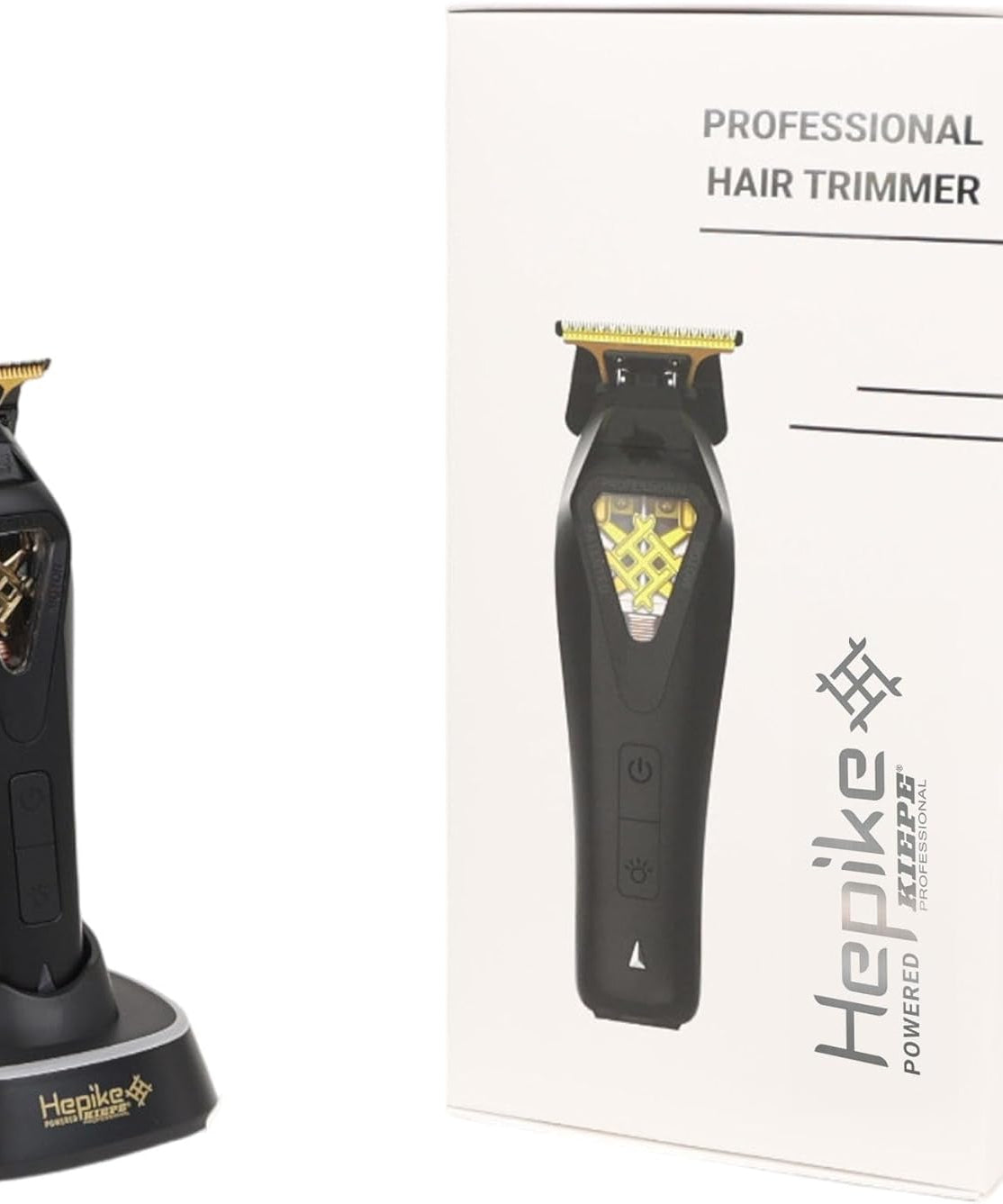 Kiepe Hepike Cordless Hair Trimmer 6361, Long-Life Lithium Battery, Powered Trimmers for Men Haircut, Men's Grooming Kit for Beard & Face, Ideal for Hairdressers, Barbers, Stylists, Professional Use