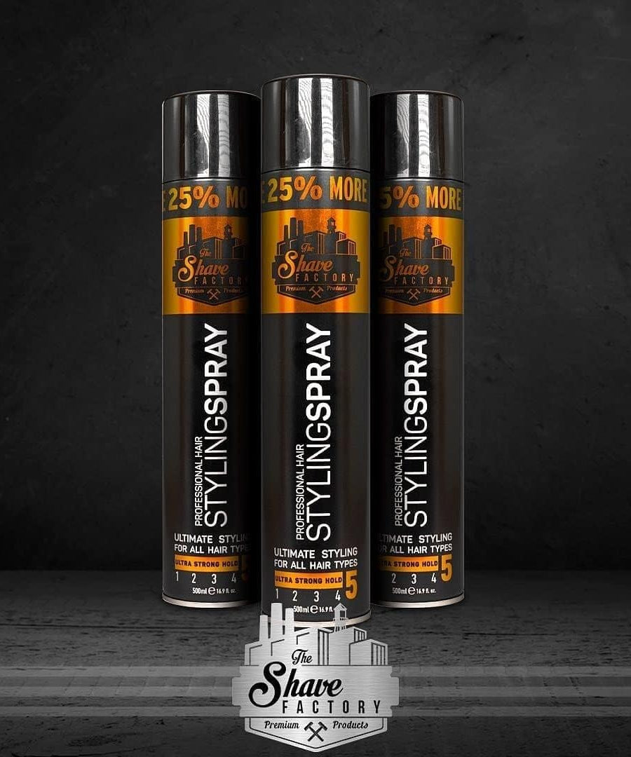 The Shave Factory Hair Spray Salon Size (500 ML)