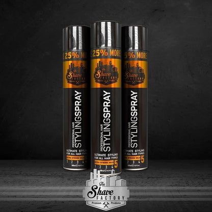 The Shave Factory Hair Spray Salon Size 500ml