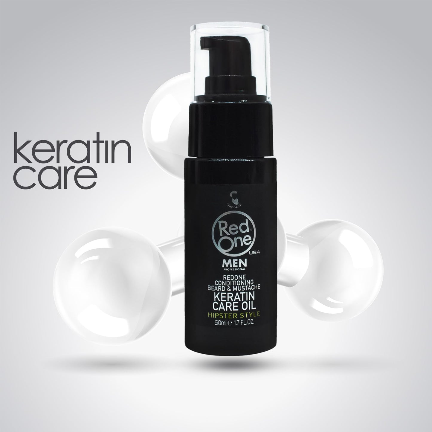 RedOne Beard & Mustache Keratin Care Oil 50ml