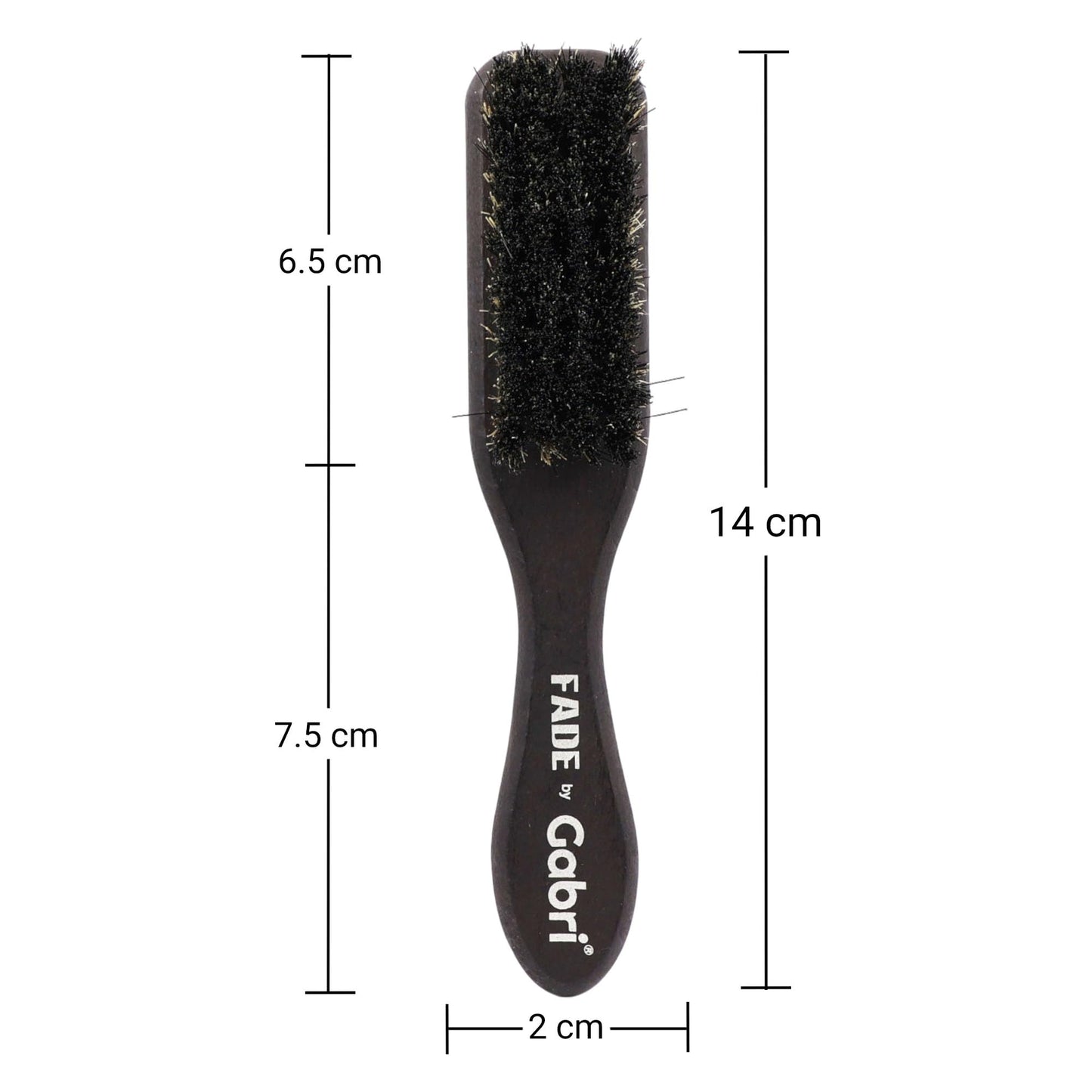 Gabri Men's Grooming Beard and Fade Brush