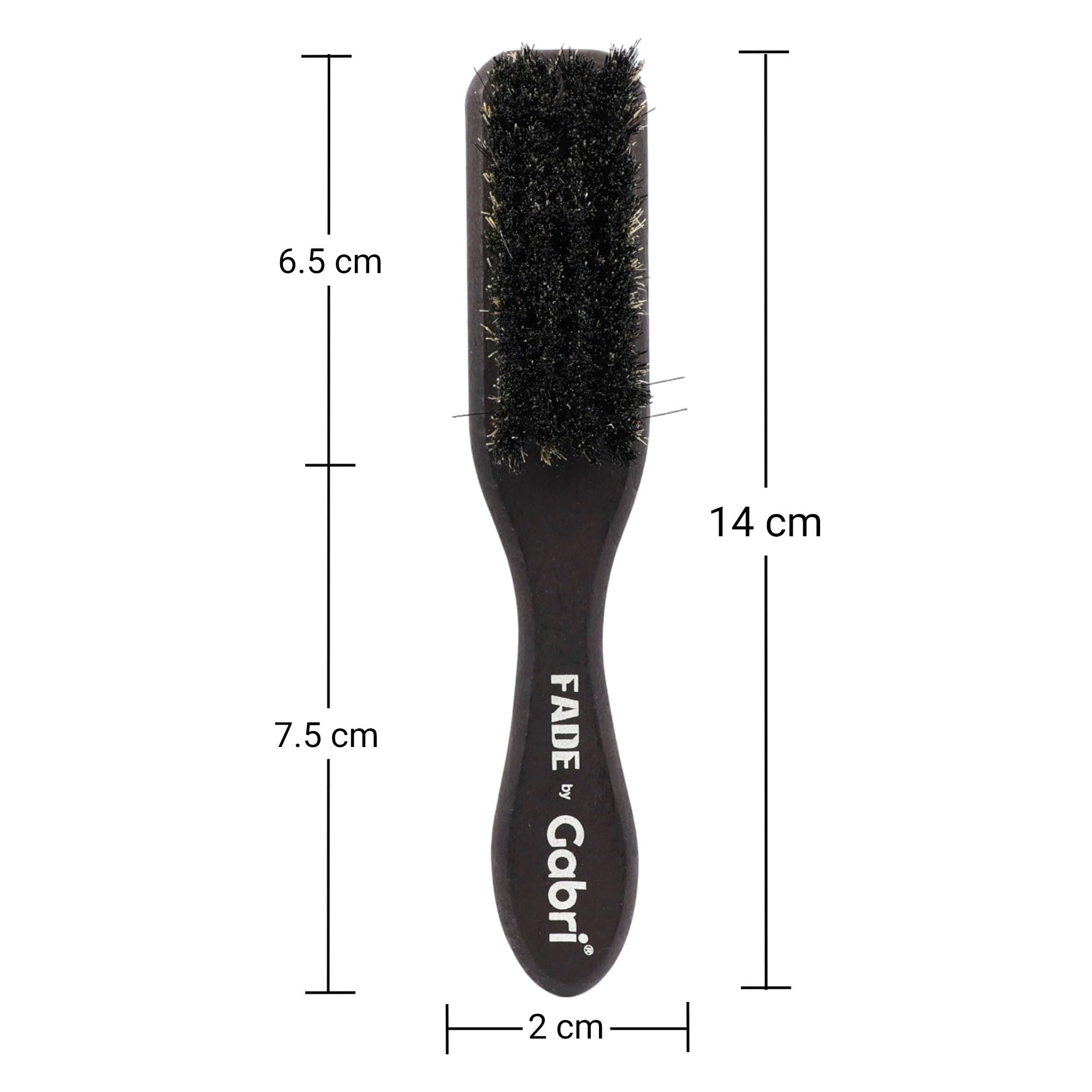 Gabri Men's Grooming Barber Beard and Fade Brush