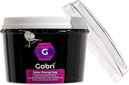 Gabri Professional Shaving Soap 140 g for Sensitive Skin - Traditional Shaving Soap for Men's Grooming