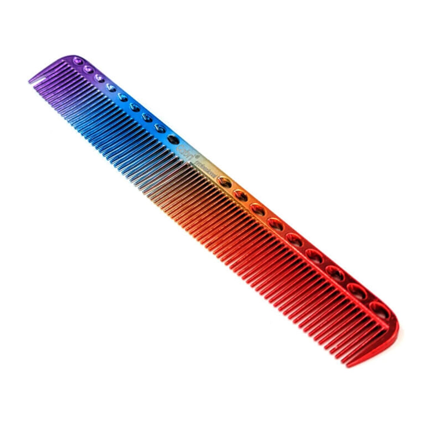 Gabri Gold Metal Flat Top Comb 21cm Anti-Static Heat Resistant