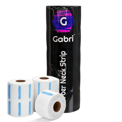 Gabri Barber Neck Strips 5 x 100 Rolls Pack White & Black