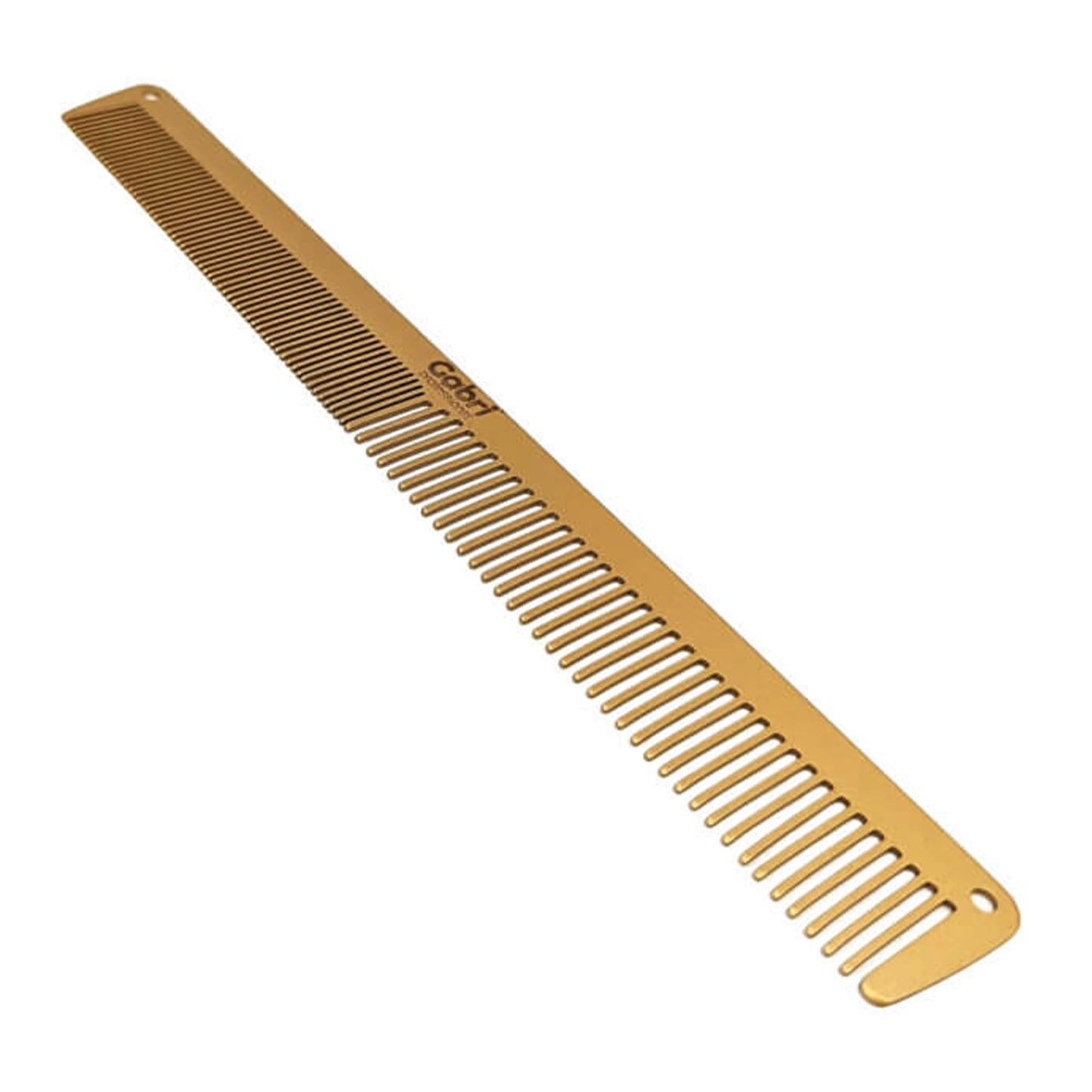 Gabri Gold Metal Flat Top Comb 21cm Anti-Static Heat Resistant