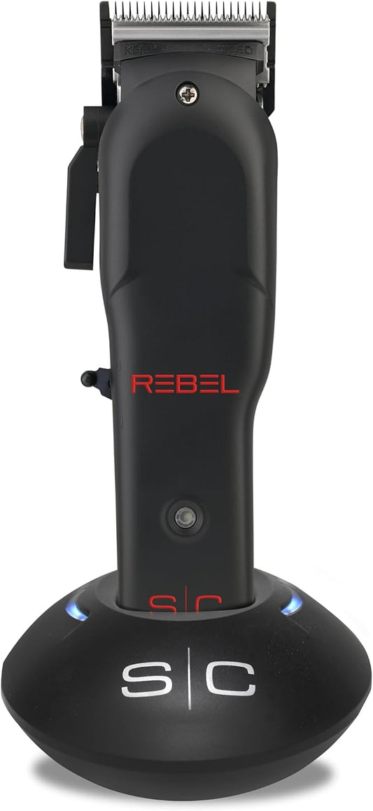 Stylecraft StyleCraft Rebel Professional Super-Torque Modular Cordless Hair Clipper (Lids: Pink, Blue, Black)