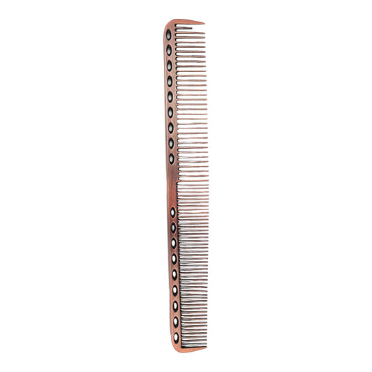 Gabri Gold Metal Flat Top Comb 21cm Anti-Static Heat Resistant