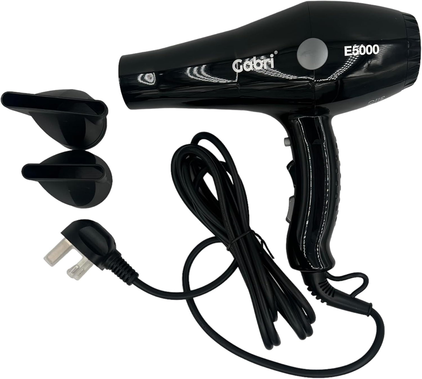 Gabri Ionic Hair Dryer E5000 2400W Lightweight Black