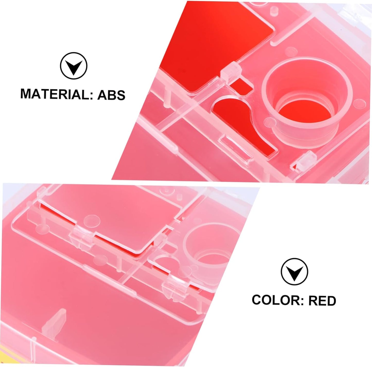 Used Razor Blades Disposal Box Dispenser for Barbers 1pc