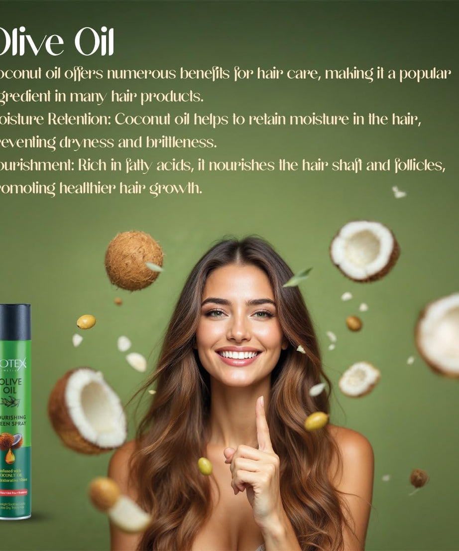 Totex Olive Oil Sheen Spray 400 ML