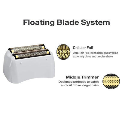 Andis Pro Foil Shaver Replacement Foil & Blades Gold 2pc