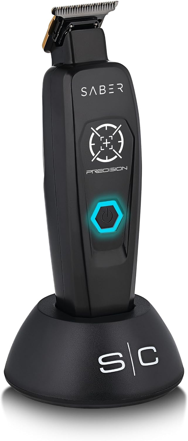 Stylecraft Saber and Precision Saber Professional Full Metal Body Digital Brushless Motor Cordless Hair Trimmers & Clippers