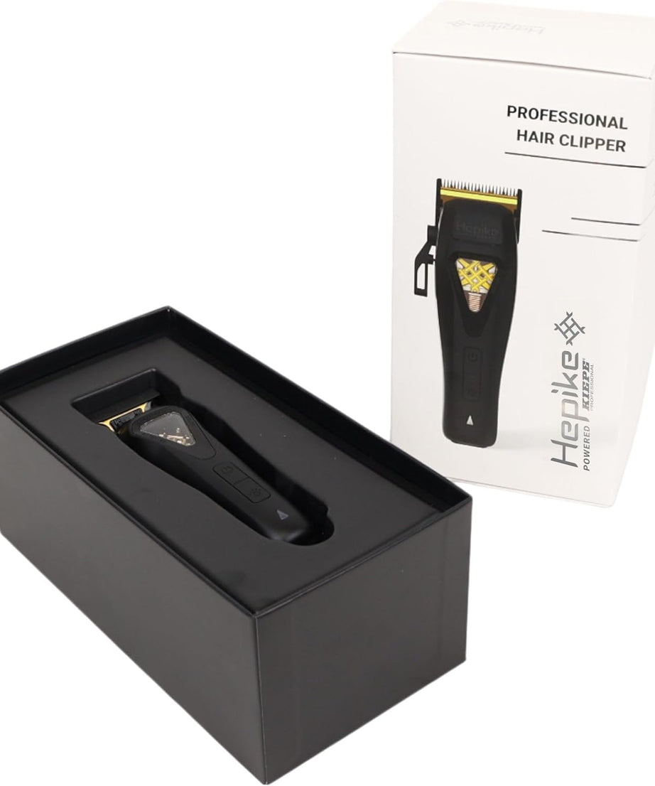 Kiepe Hepike Cordless Hair Clipper 6360, Long-Life Lithium Battery, Powered Clippers for Men Haircut, Men's Grooming Kit for Beard & Face, Ideal for Hairdressers, Barbers, Stylists, Professional Use