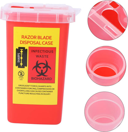 Used Razor Blades Disposal Box Dispenser for Barbers 1pc