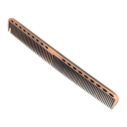 Gabri Gold Metal Flat Top Comb 21cm Anti-Static Heat Resistant