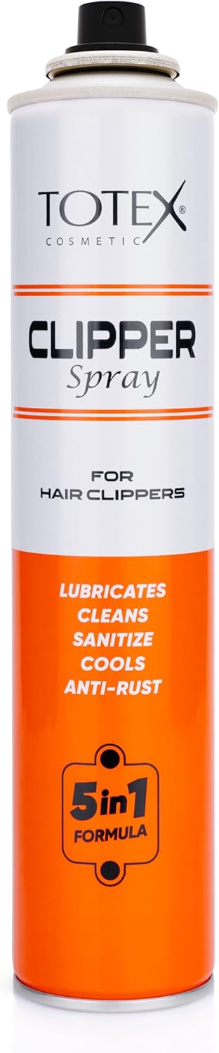 Totex Clipper Spray 400ml – 5-in-1 Lubricant, Cleaner & Disinfectant