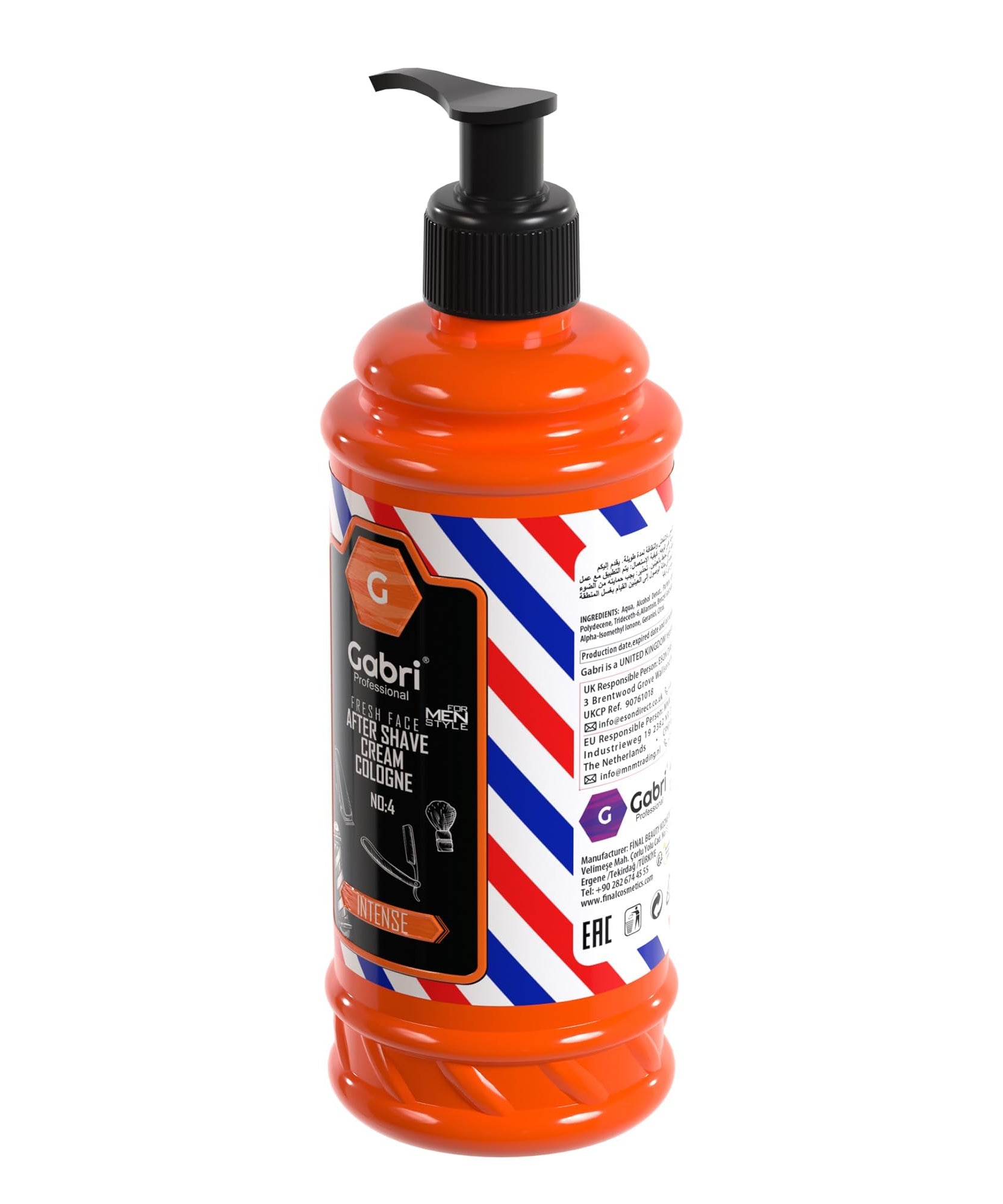 Gabri Aftershave Cream & Cologne 2 in 1 400ml