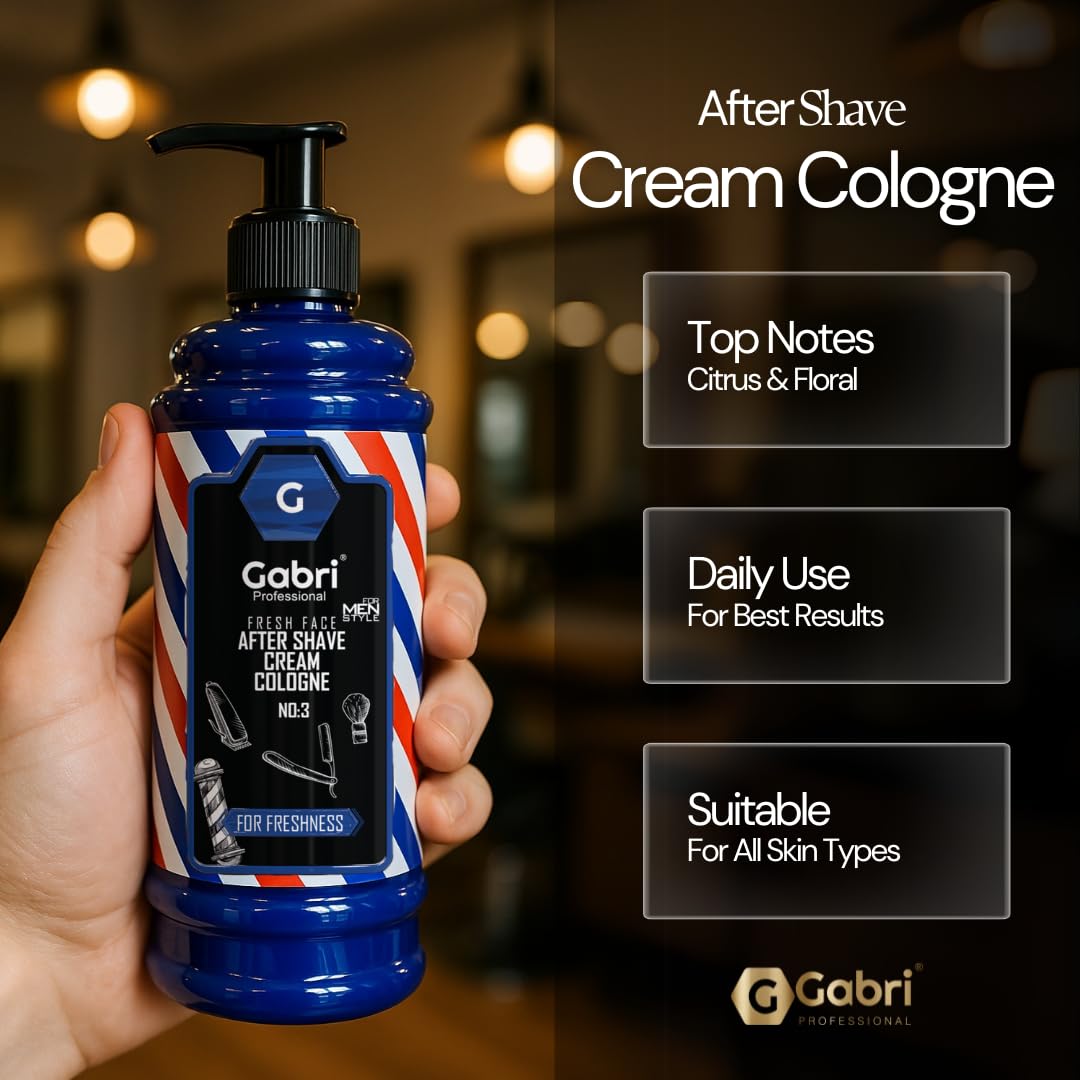 Gabri Aftershave Cream & Cologne 2-in-1 400ml - Gabri - Professional Barber Supplies UK | BarberWorld